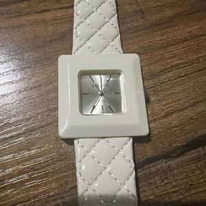 Joan Rivers Leather Band Watch